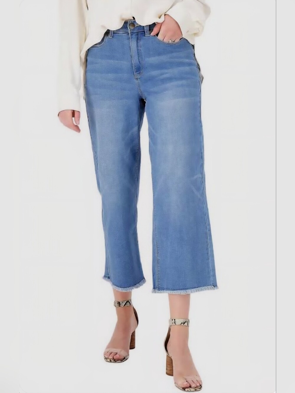 Susan Graver Slim Straight Jeans